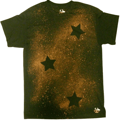 KITOS STAR GRAPHIC BLACK T-SHIRT