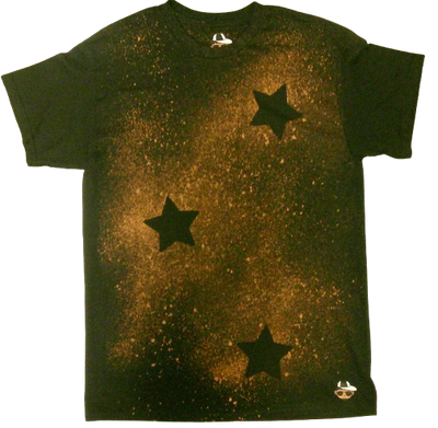 KITOS STAR GRAPHIC BLACK T-SHIRT