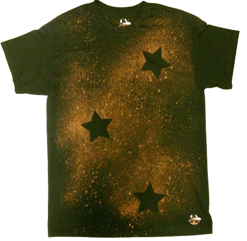 KITOS STAR GRAPHIC BLACK T-SHIRT
