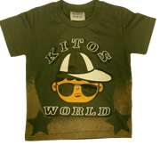 KIDS KITOS WORLD GRAY T-SHIRT