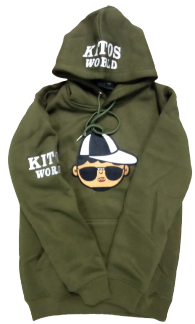 KITOS WORLD GREEN HOODIE