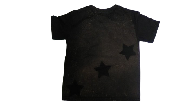 KIDS BLACK KITOS WORLD STAR T-SHIRTS