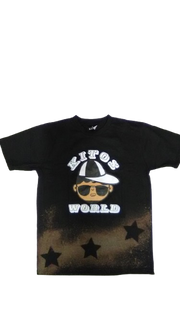 ADULT KITOS WORLD BLACK STAR T-SHIRT