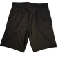 Kitos polyester active shorts in black, showcasing modern athletic fit and lightweight fabric for comfort.
