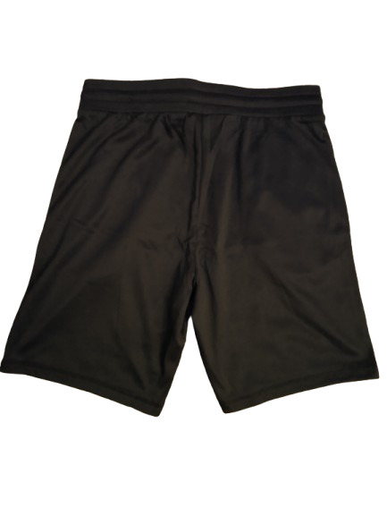 Kitos polyester active shorts in black, showcasing modern athletic fit and lightweight fabric for comfort.